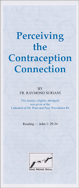 Perceiving the Contraception Connection a Catholic priest encourages people to reject contraception and to practice natural family planning.